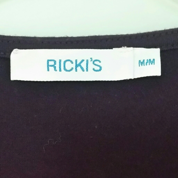 Ricki's Lace Purple T-Shirt Blouse Style M - Picture 6 of 8